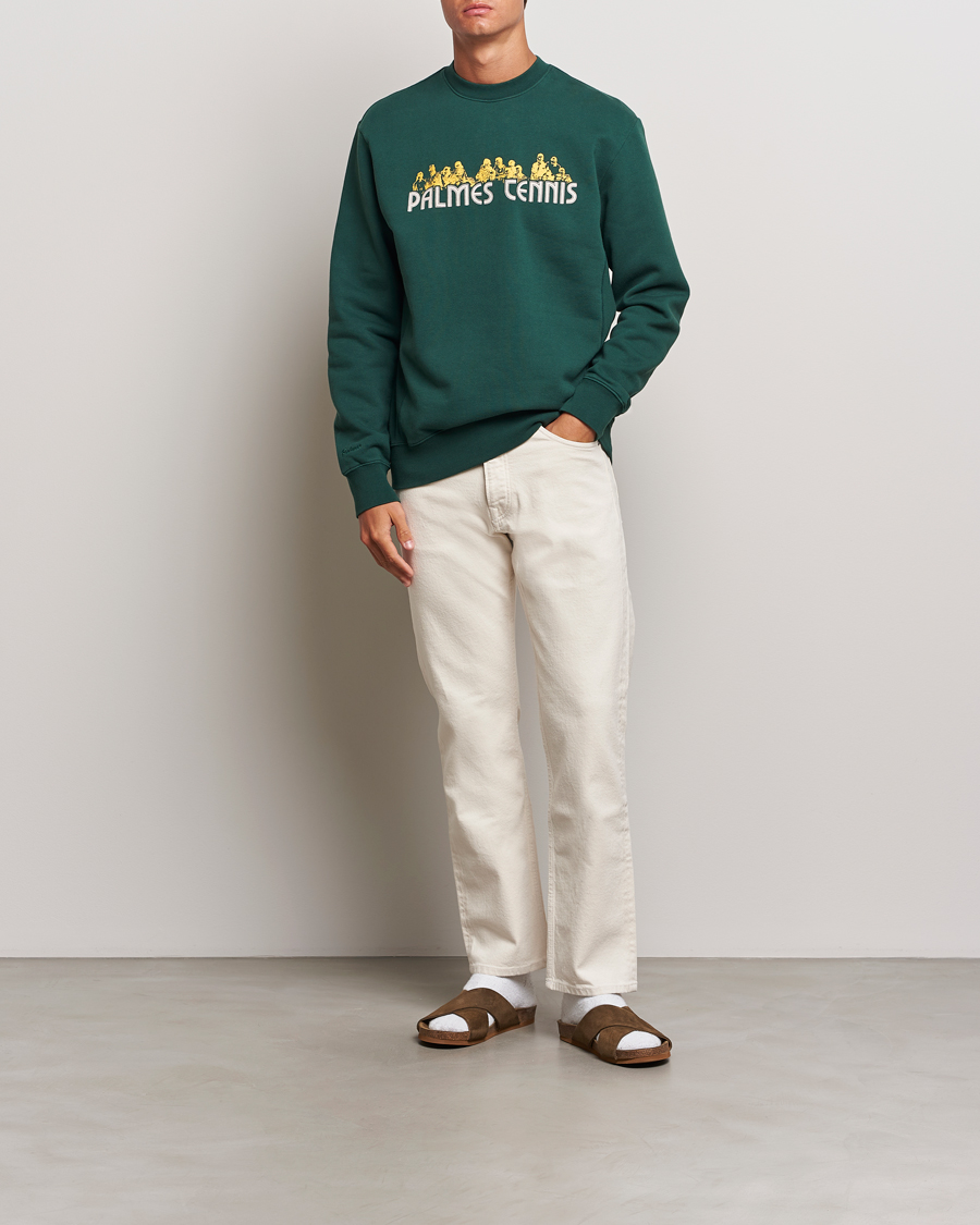 Herren | Pullover | Palmes | Entou Crewneck Sweatshirt Dark Green