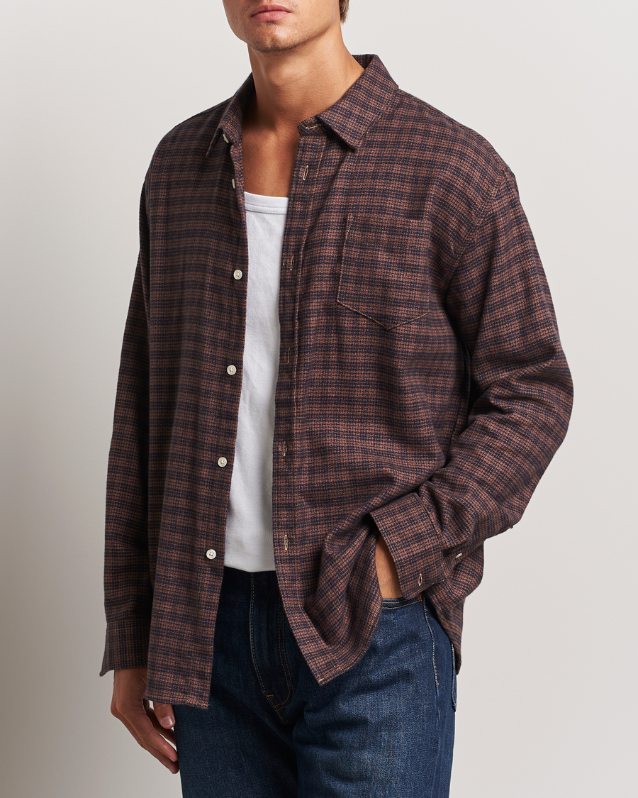 Herren | Hemden | Palmes | Joseph Flannel Shirt Navy