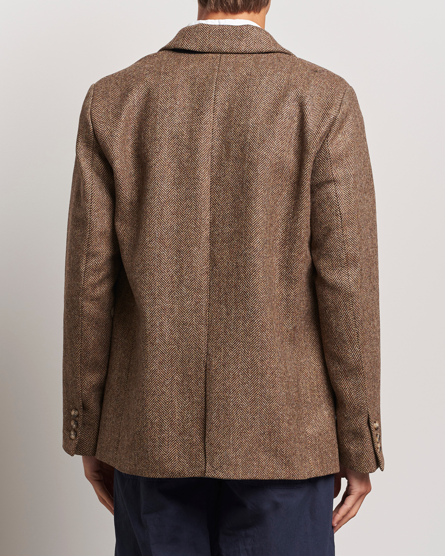 Herren | Sakkos | Palmes | Blaze Herringbone Wool Sport Coat Brown
