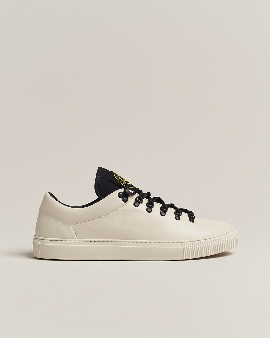 Herren | Stone Island Leather Snekers Natural | Stone Island | Leather Snekers Natural