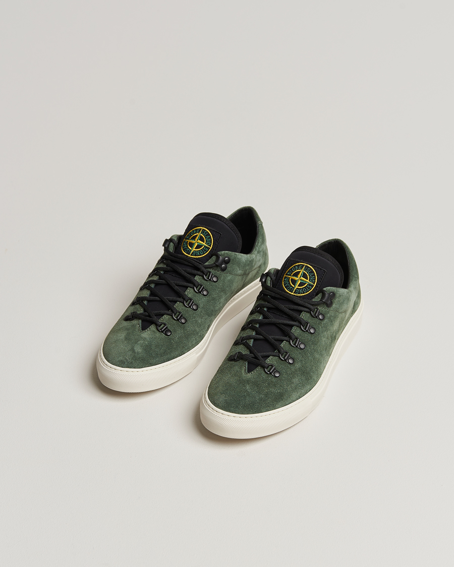 Herren | Stone Island Suede Sneakers Musk | Stone Island | Suede Sneakers Musk