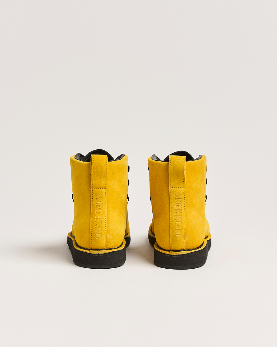 Herren | Stone Island Suede Boot Yellow | Stone Island | Suede Boot Yellow