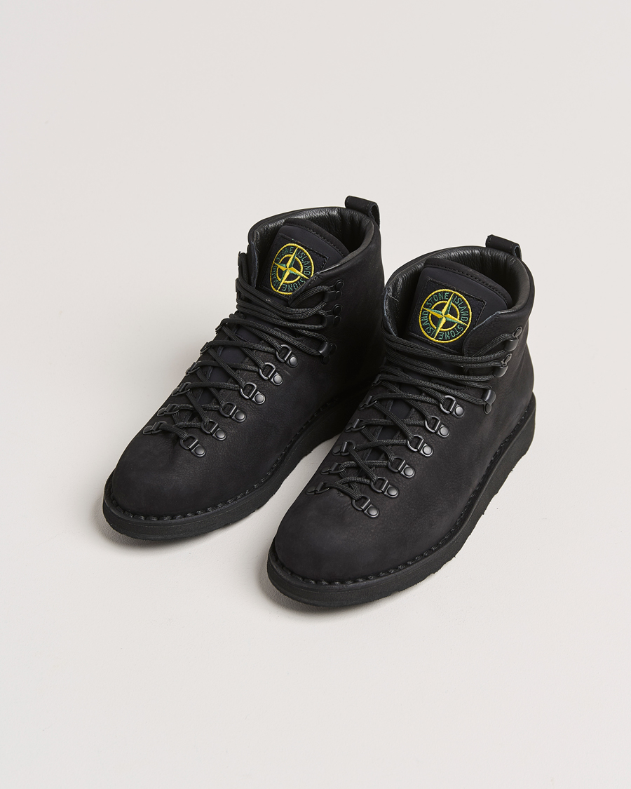 Herren | Stone Island Nubuck Boot Black | Stone Island | Nubuck Boot Black
