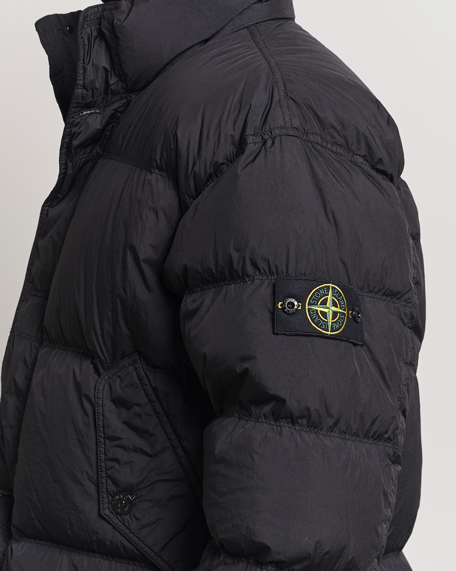 Herren | Jacken | Stone Island | Garment Dyed Recycled Nylon Down Jacket Black