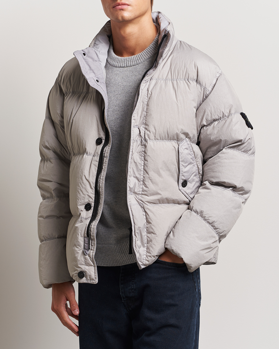 Herren | Jacken | Stone Island | Garment Dyed Recycled Nylon Down Jacket Grey
