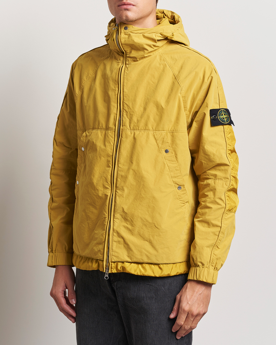 Herren | Jacken | Stone Island | Hooded Lightweight Tela Jacket Mustard