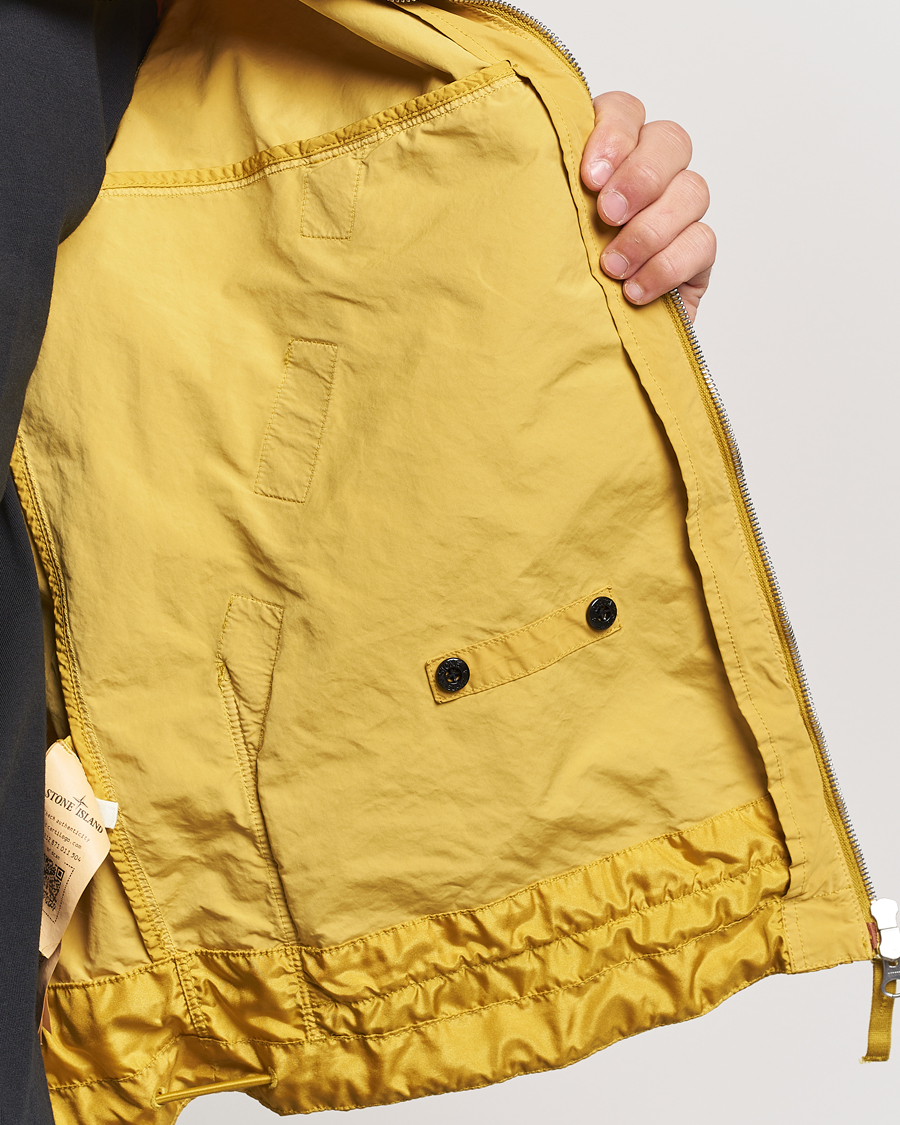 Herren | Jacken | Stone Island | Hooded Lightweight Tela Jacket Mustard