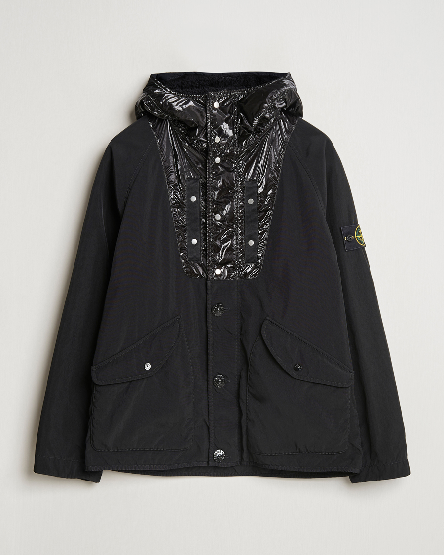 Herren | Jacken | Stone Island | Opaque Nylon Twill Garment Dyed Jacket Black