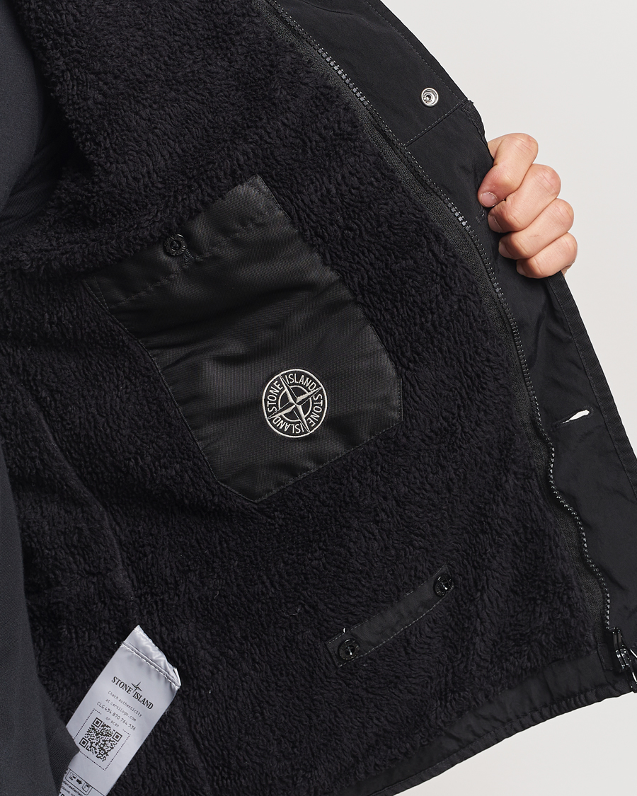 Herren | Jacken | Stone Island | Opaque Nylon Twill Garment Dyed Jacket Black