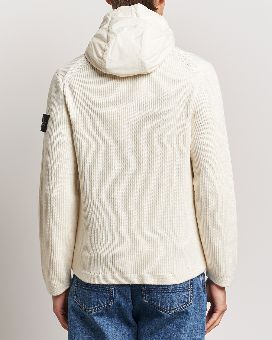 Herren | Jacken | Stone Island | Crinkle Reps Hybrid Wool Jacket Natural