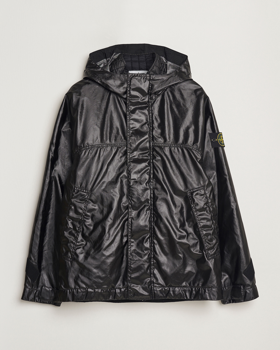 Herren | Jacken | Stone Island | Glass Cover-TC Garment Dyed Detach Vest Jacket Black