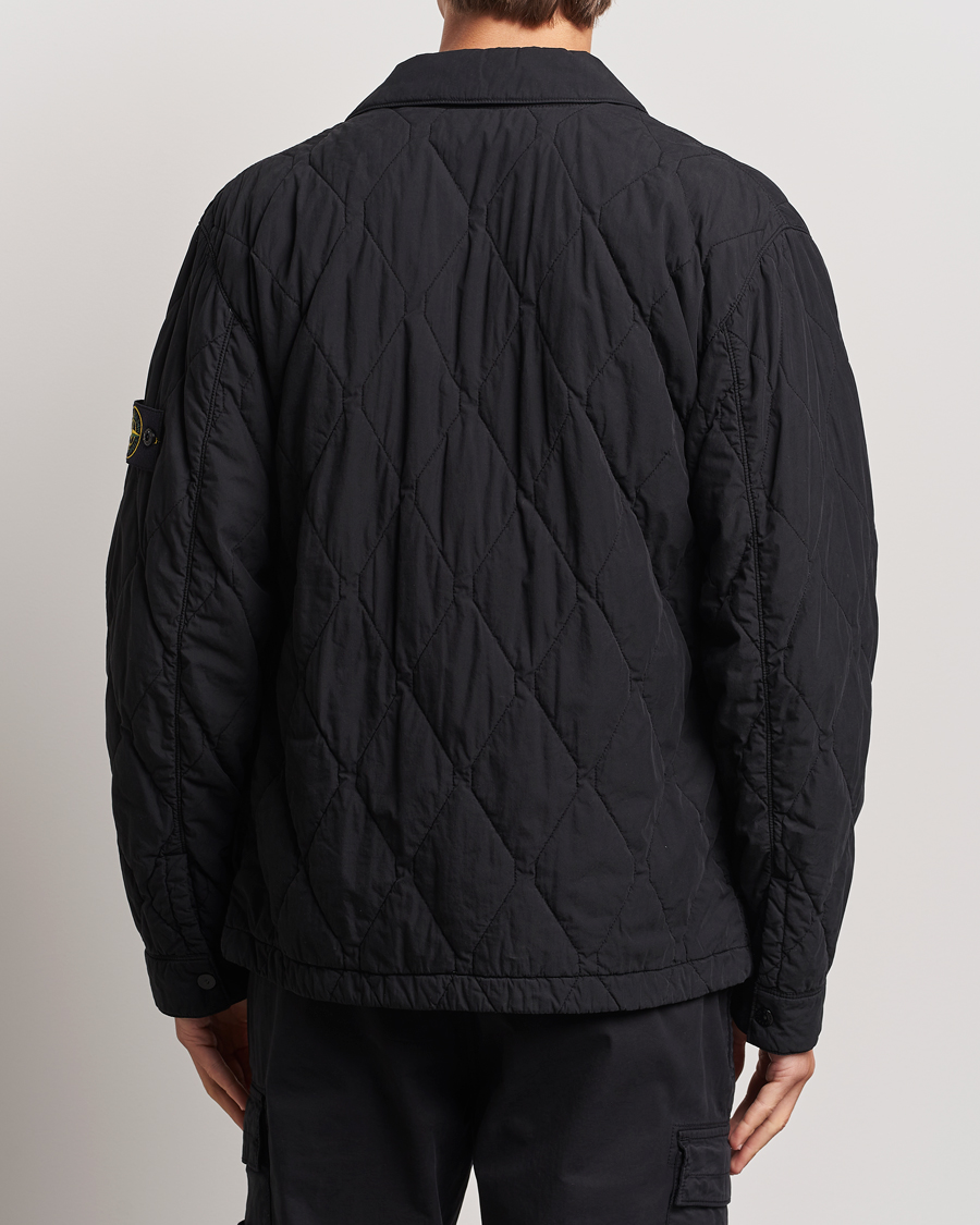 Herren | Jacken | Stone Island | 50 Fili Quilted-TC Garment Dyed Jacket Black