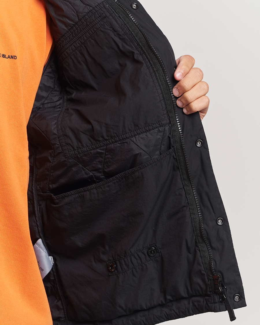 Herren | Jacken | Stone Island | 50 Fili Quilted-TC Garment Dyed Jacket Black