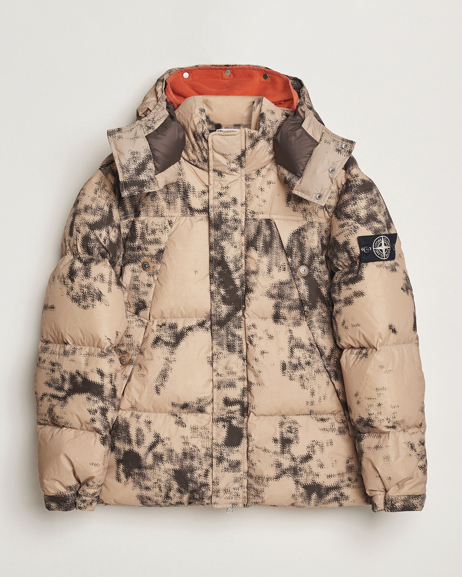 Herren | Jacken | Stone Island | Thermo Sensitive Camo Down Jacket Dove Grey