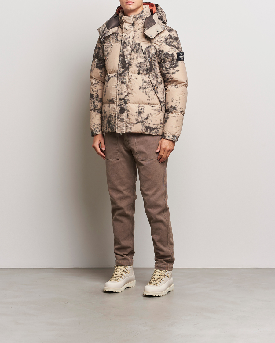 Herren | Jacken | Stone Island | Thermo Sensitive Camo Down Jacket Dove Grey