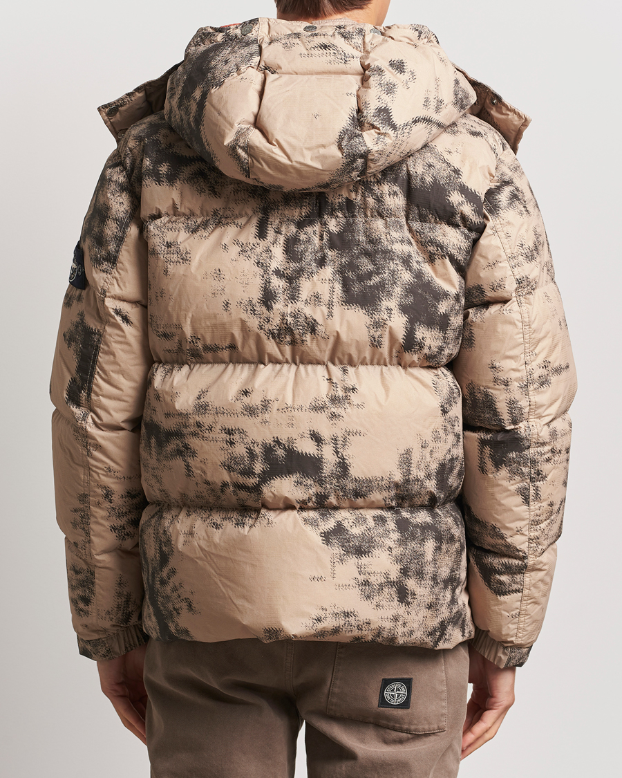 Herren | Jacken | Stone Island | Thermo Sensitive Camo Down Jacket Dove Grey