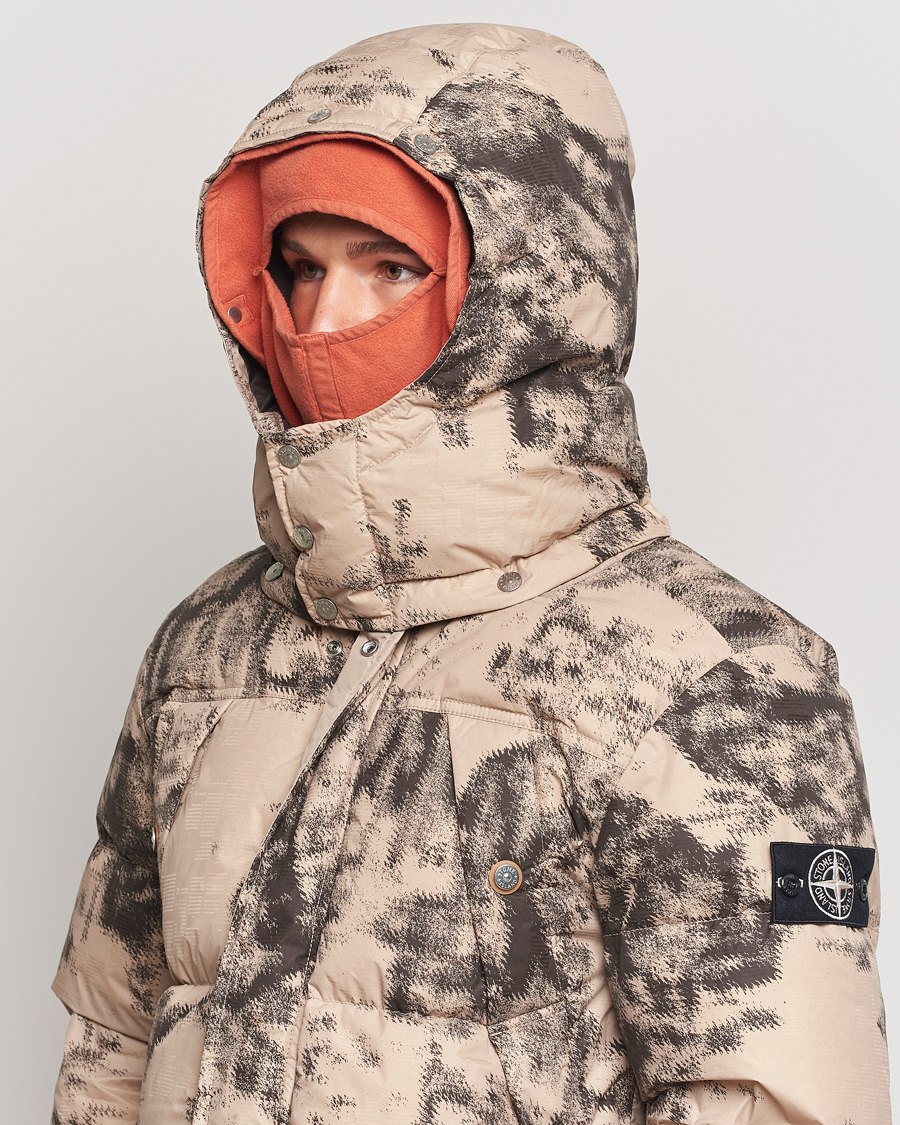 Herren | Jacken | Stone Island | Thermo Sensitive Camo Down Jacket Dove Grey