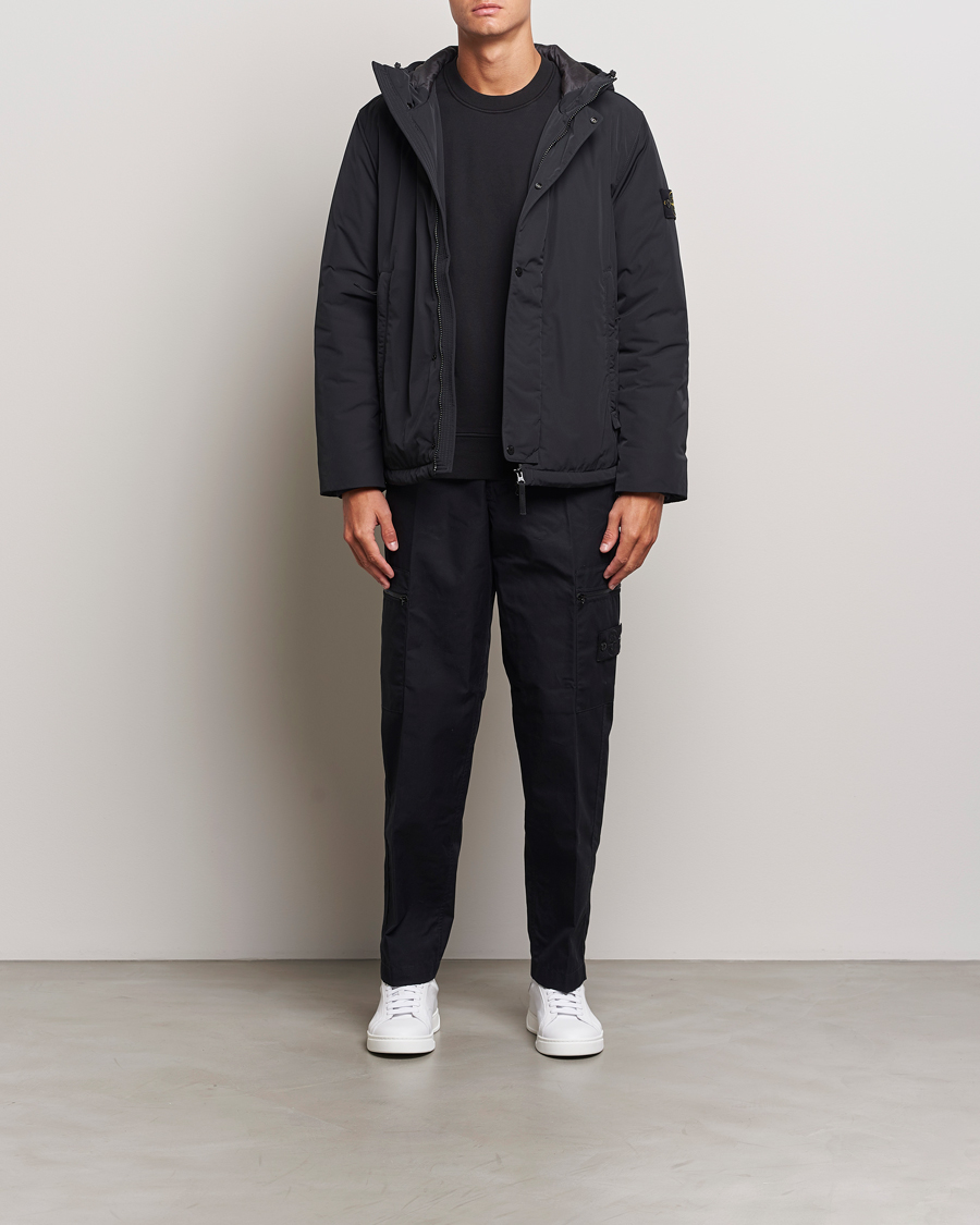 Herren | Jacken | Stone Island | Micro Twill Hooded Jacket Black