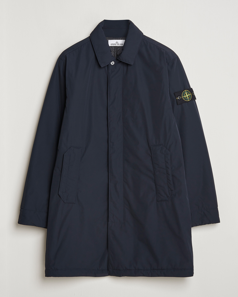 Herren | Jacken | Stone Island | Micro Twill Padded Coat Navy Blue