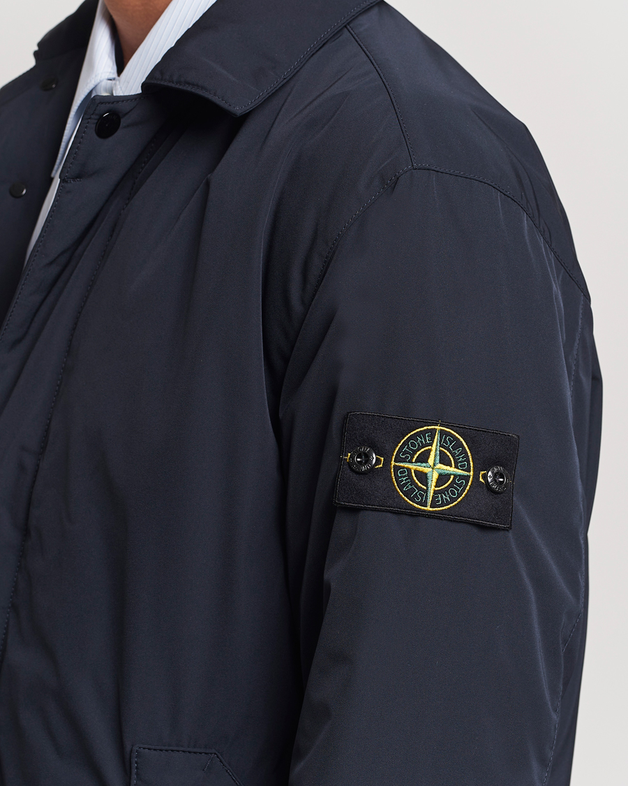 Herren | Jacken | Stone Island | Micro Twill Padded Coat Navy Blue