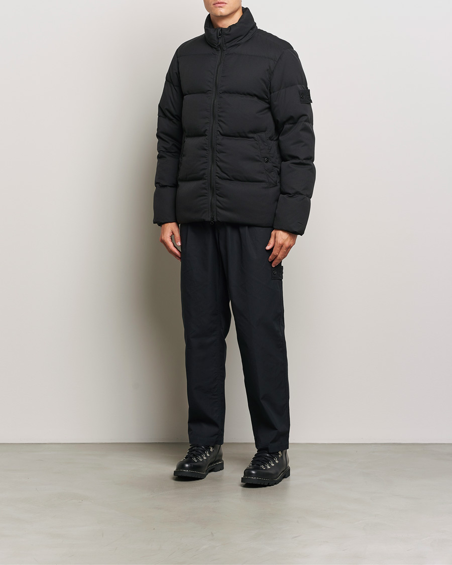 Herren | Jacken | Stone Island | Ghost Wool Twill Down Jacket Black