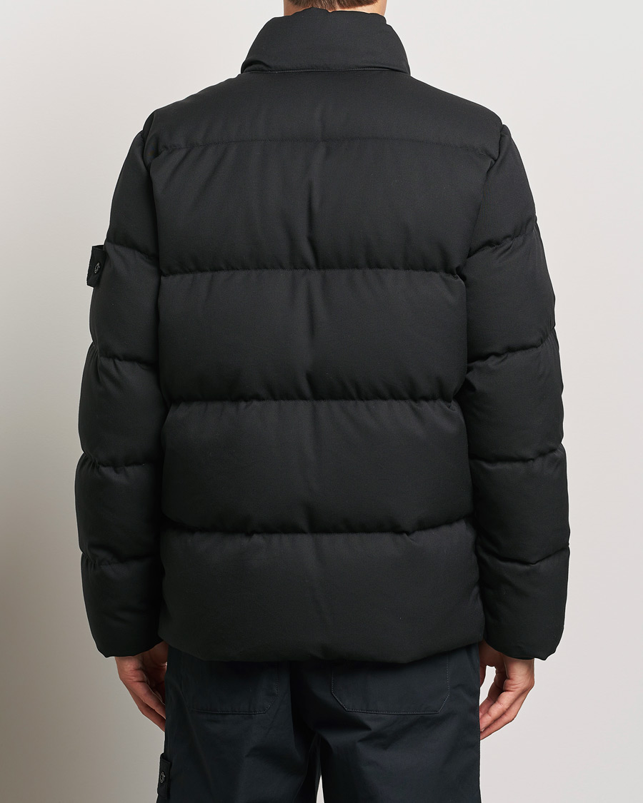 Herren | Jacken | Stone Island | Ghost Wool Twill Down Jacket Black
