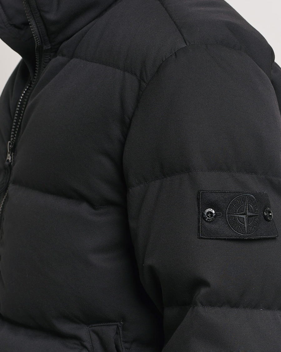 Herren | Jacken | Stone Island | Ghost Wool Twill Down Jacket Black
