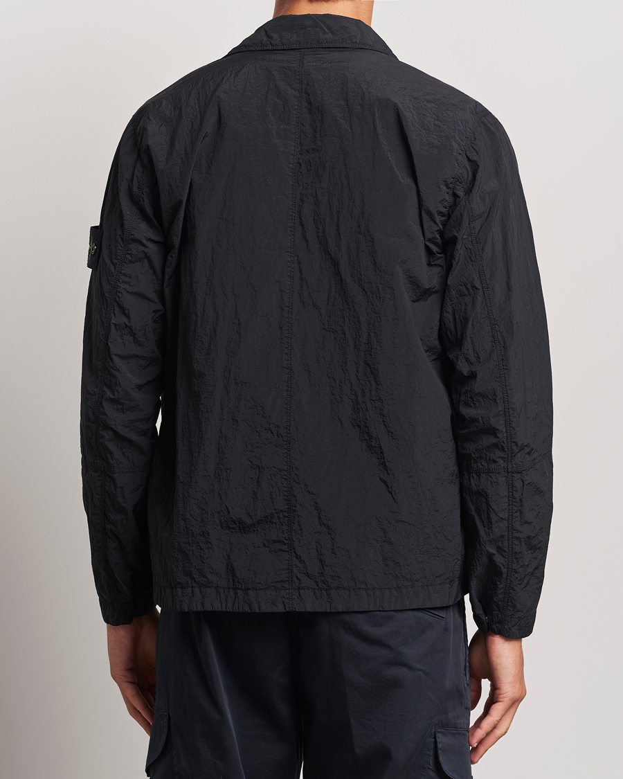 Herren | Hemden | Stone Island | Nylon Metal Zip Overshirt Black