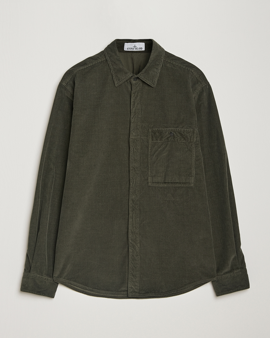 Herren | Hemden | Stone Island | Cotton Cord Overshirt Musk