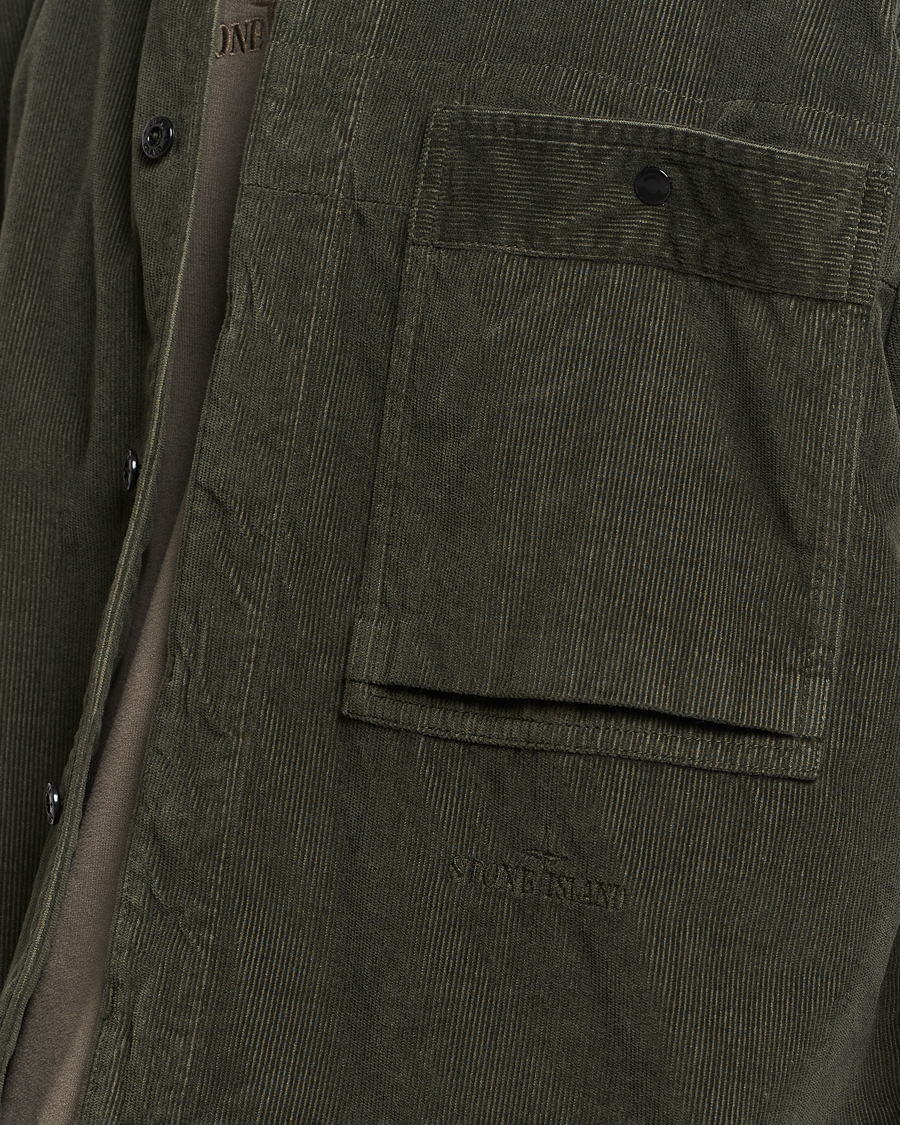 Herren | Hemden | Stone Island | Cotton Cord Overshirt Musk