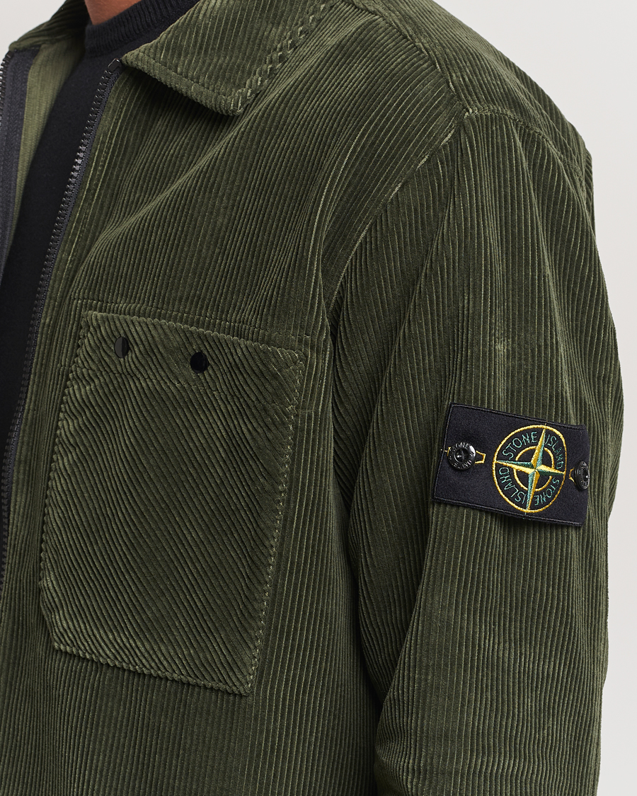 Herren | Hemden | Stone Island | Garment Dyed Corduroy Overshirt Musk