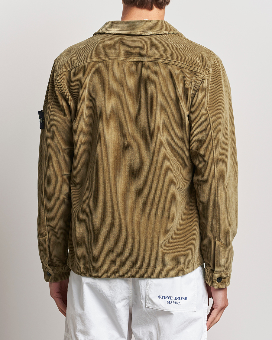 Herren | Hemden | Stone Island | Garment Dyed Corduroy Overshirt Biscuit