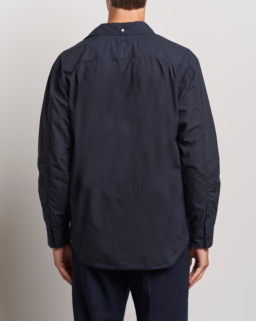 Herren | Hemden | Stone Island | Garment Dyed Cotton Canvas Overshirt Navy Blue