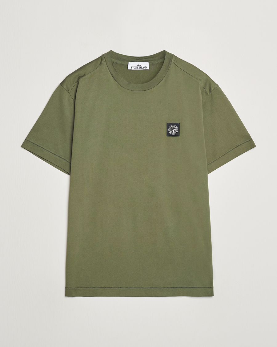 Herren | T-Shirts | Stone Island | Garment Dyed Jersey T-Shirt Musk