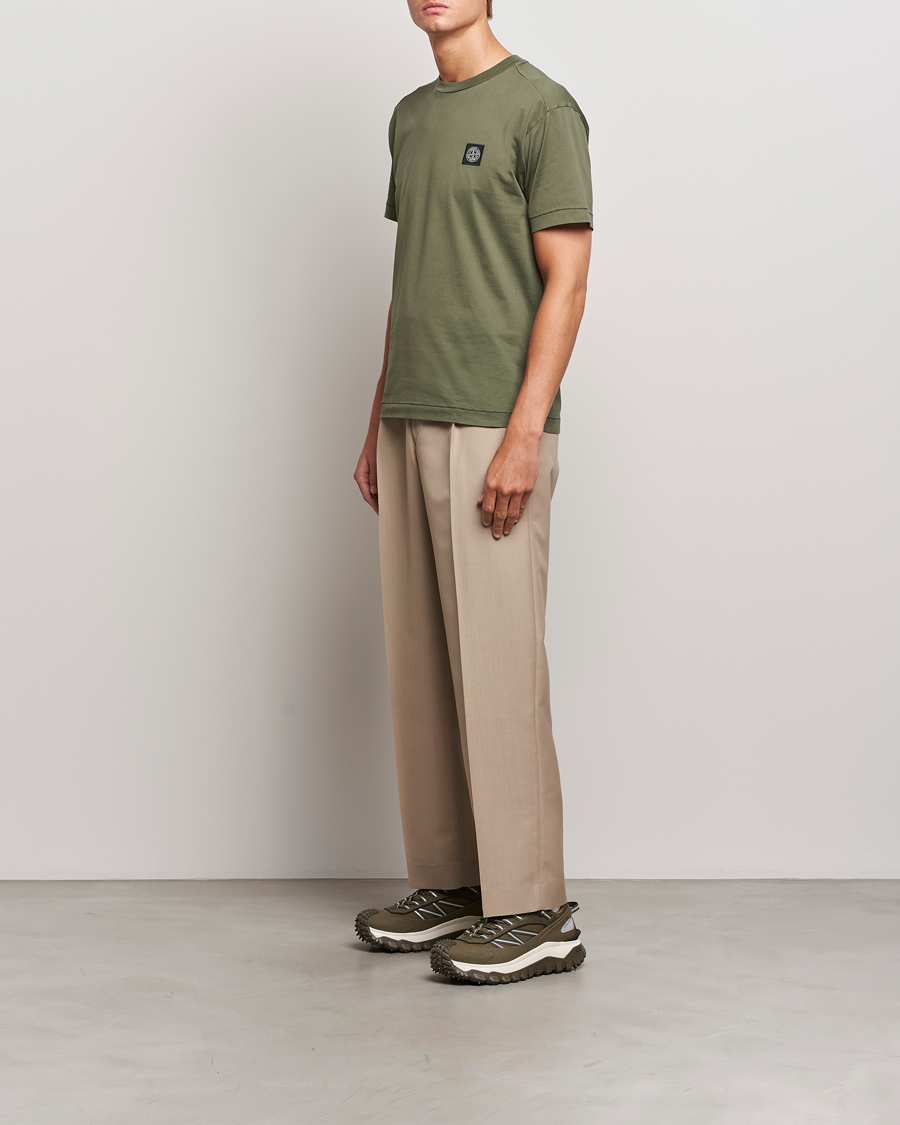 Herren | T-Shirts | Stone Island | Garment Dyed Jersey T-Shirt Musk