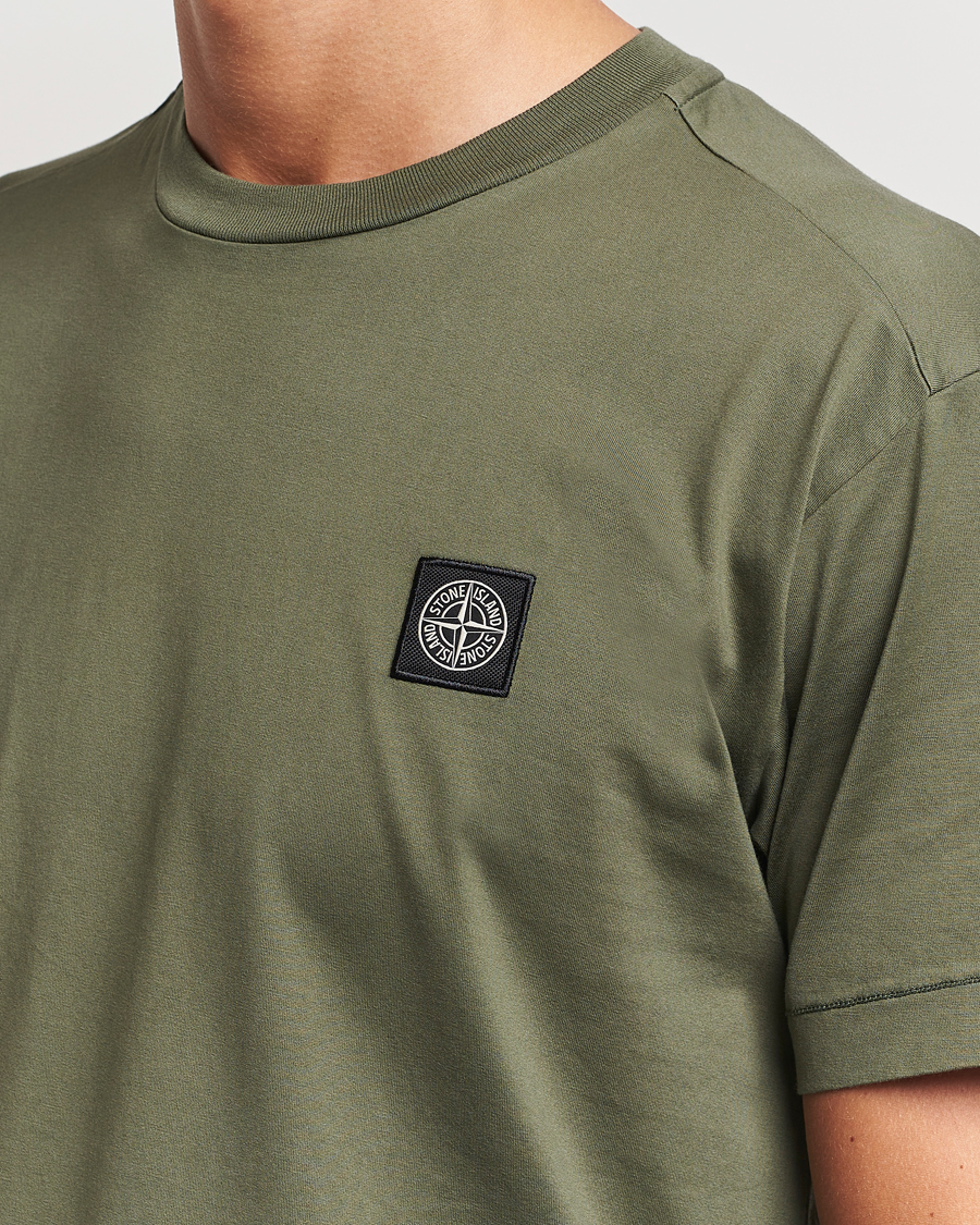 Herren | T-Shirts | Stone Island | Garment Dyed Jersey T-Shirt Musk