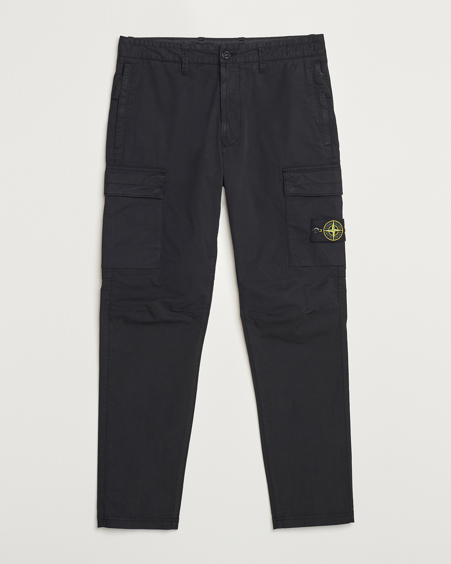 Herren | Hosen | Stone Island | Stretch Cotton Gabardine Trousers Black