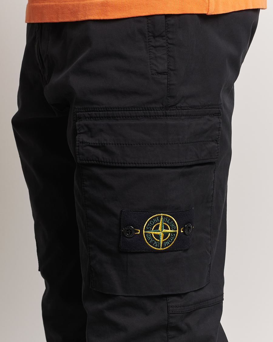 Herren | Hosen | Stone Island | Stretch Cotton Gabardine Trousers Black