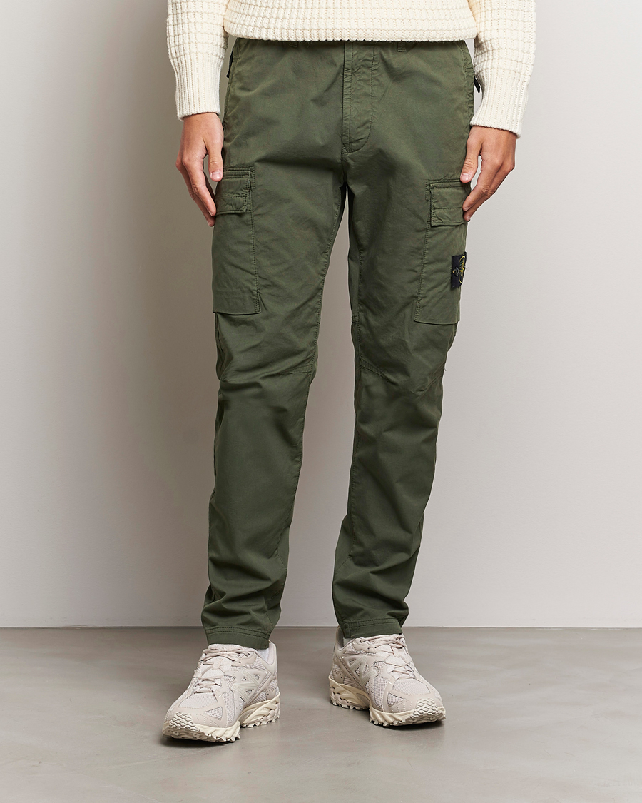 Herren | Hosen | Stone Island | Stretch Cotton Gabardine Trousers Musk