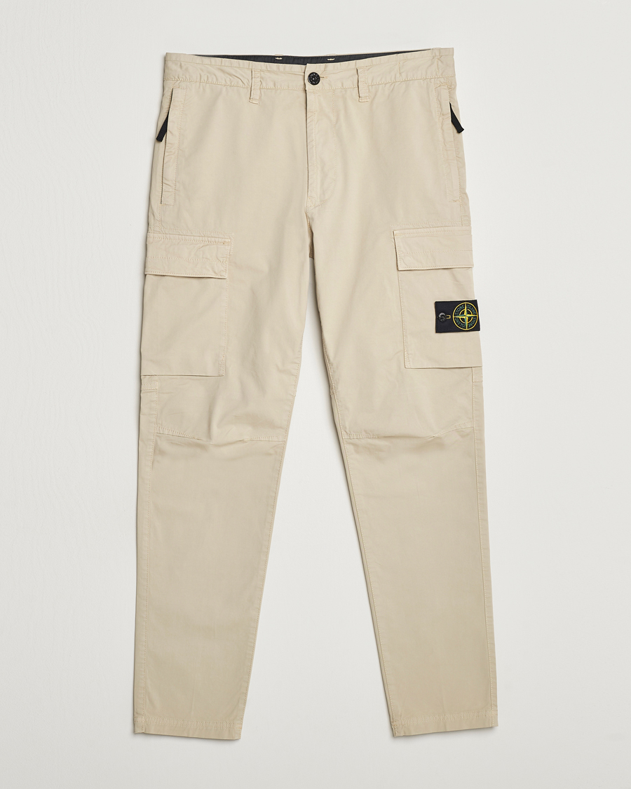 Herren | Hosen | Stone Island | Stretch Cotton Gabardine Trousers Plaster
