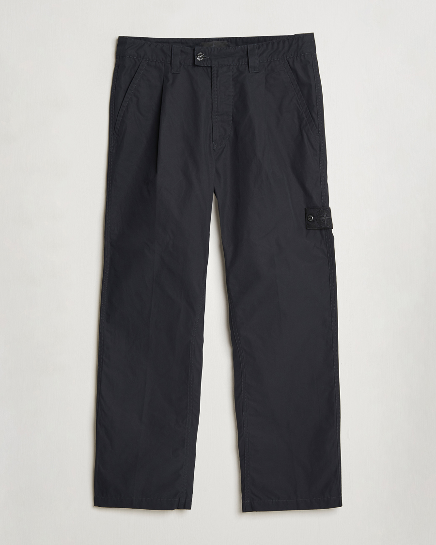 Herren | Hosen | Stone Island | Ghost Cotton Ventile Pants Black