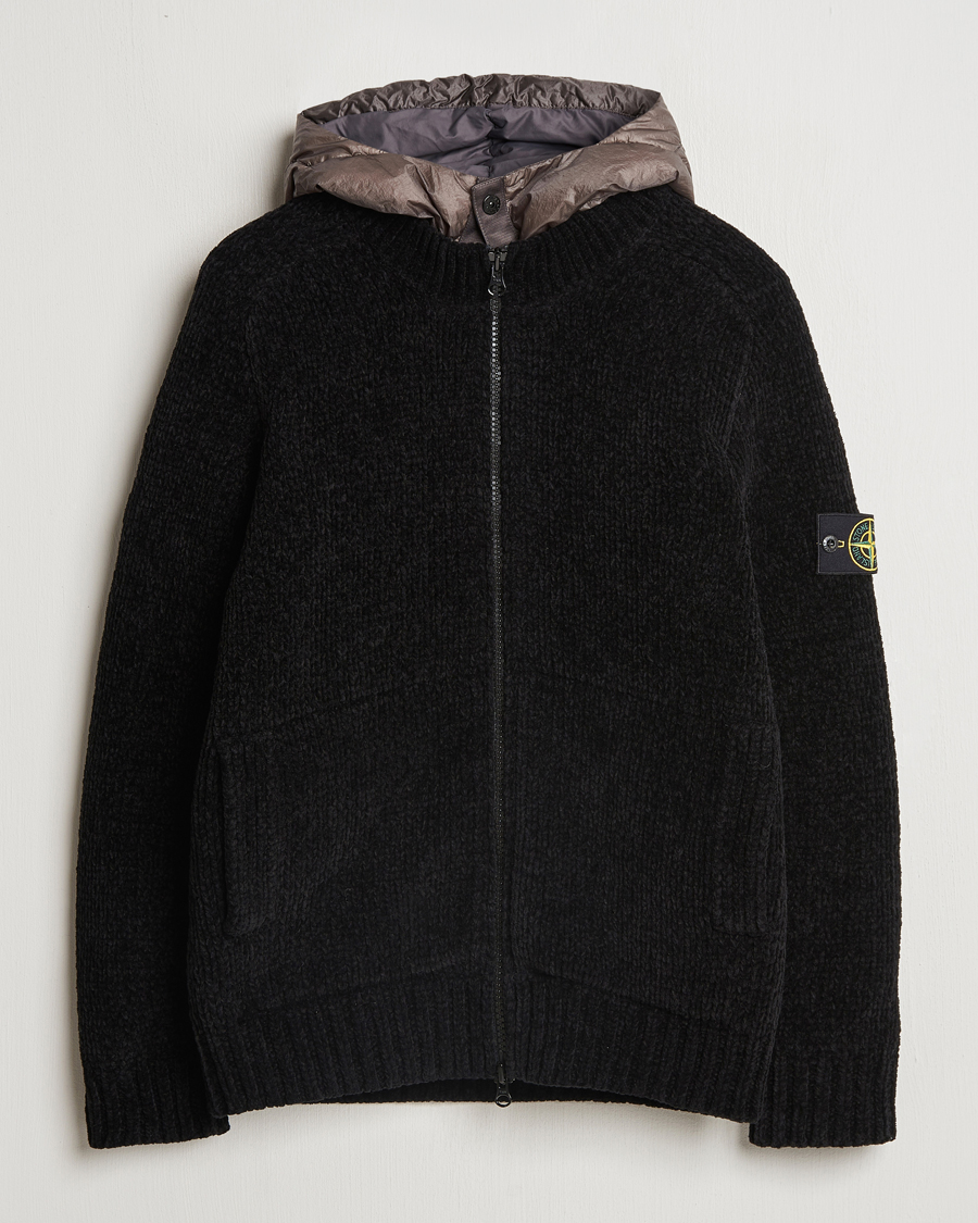 Herren | Jacken | Stone Island | Presidents Knit Down Liner Hood Black