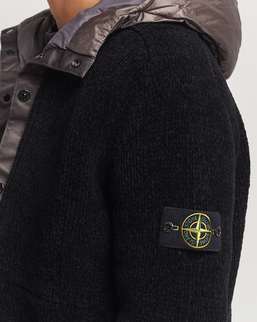 Herren | Jacken | Stone Island | Presidents Knit Down Liner Hood Black
