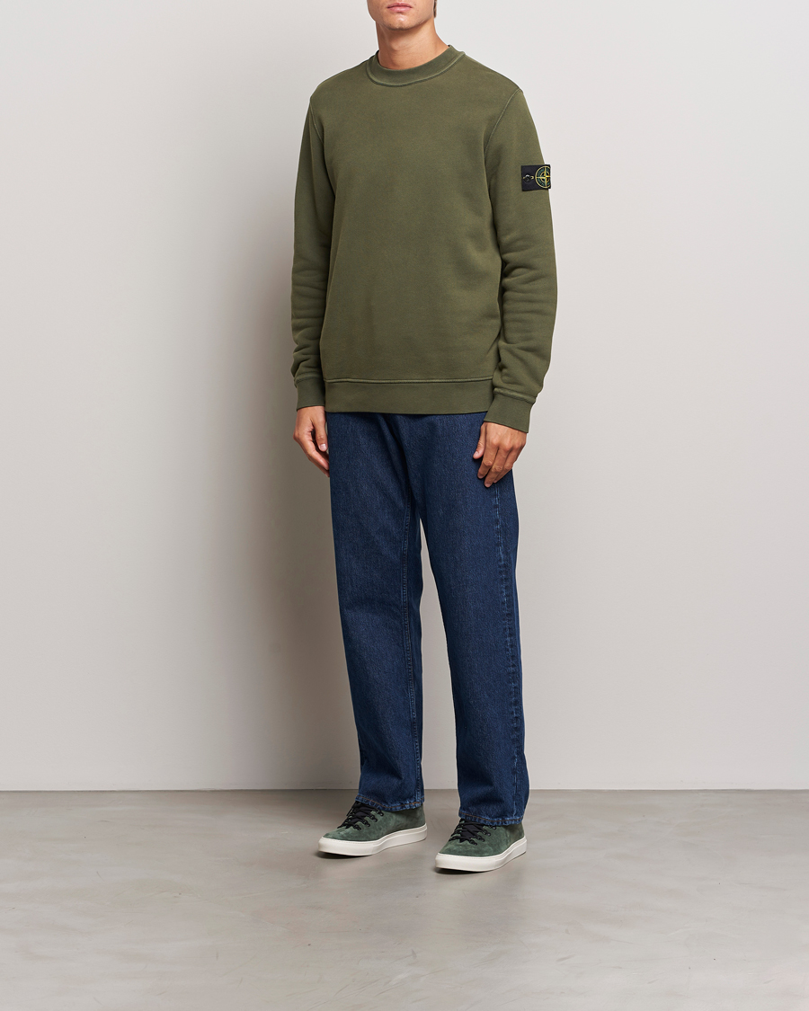 Herren | Pullover | Stone Island | Old Dyed Cotton Sweatshirt Musk