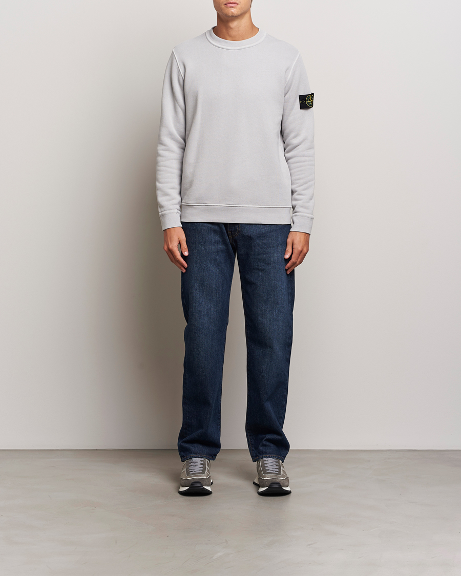 Herren | Pullover | Stone Island | Old Dyed Cotton Sweatshirt Grey