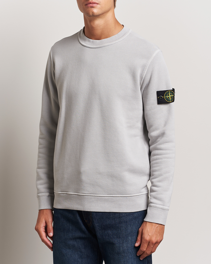 Herren | Pullover | Stone Island | Old Dyed Cotton Sweatshirt Grey