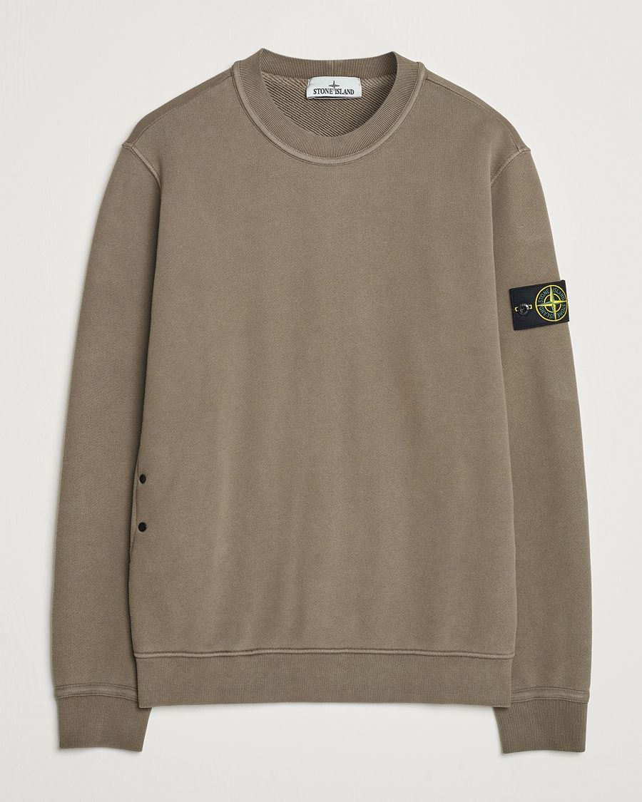 Herren | Pullover | Stone Island | Old Dyed Cotton Sweatshirt Walnut