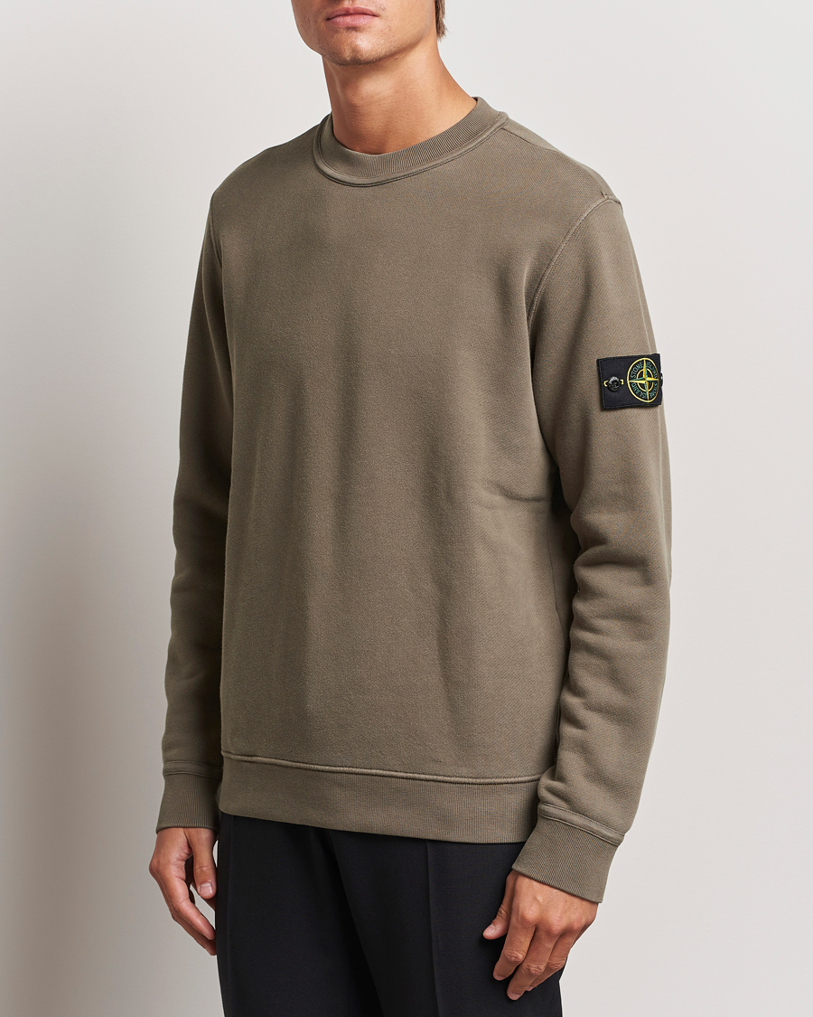 Herren | Pullover | Stone Island | Old Dyed Cotton Sweatshirt Walnut