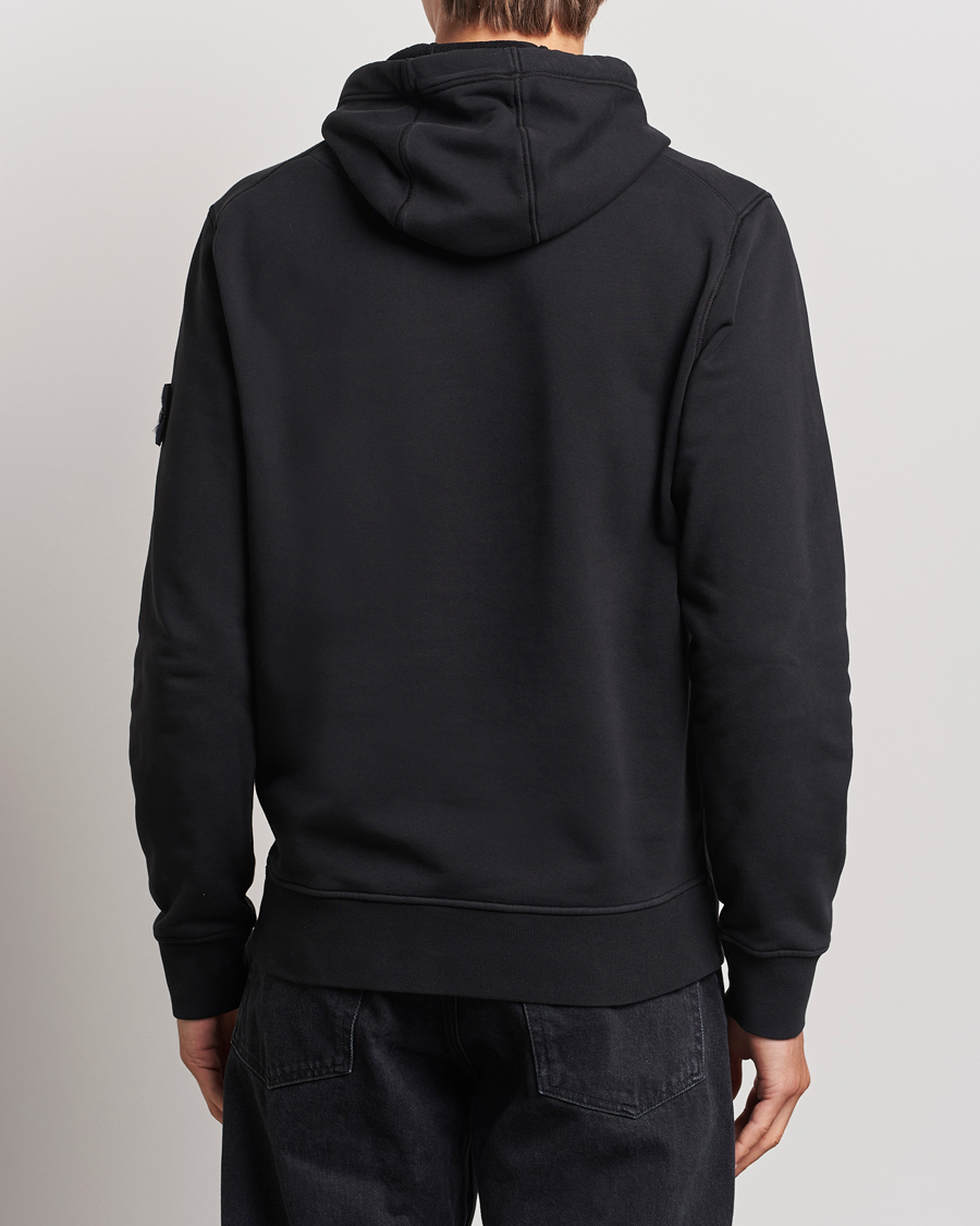 Herren | Pullover | Stone Island | Garment Dyed Fleece Hood Black