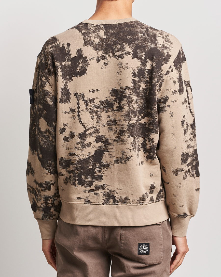 Herren | Pullover | Stone Island | Garment Dyed Fleece Camo Sweatshirt Dove Grey